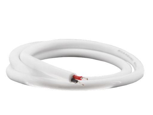 Silikon-Anschlusskabel IP67 für 230V LED-Lichtband Single Color, Litzen rot/schwarz, ∅5.8mm