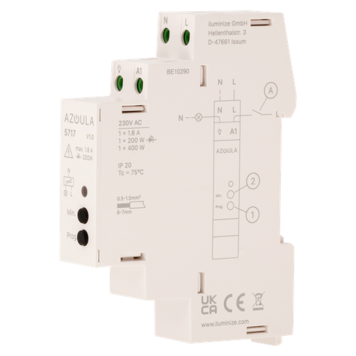 Azoula Dimm-Aktor DIN | Zigbee-kompatibel